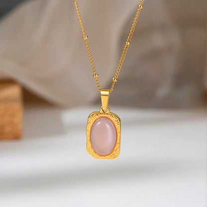 Necklace | SN327 | Bloomstone Pink
