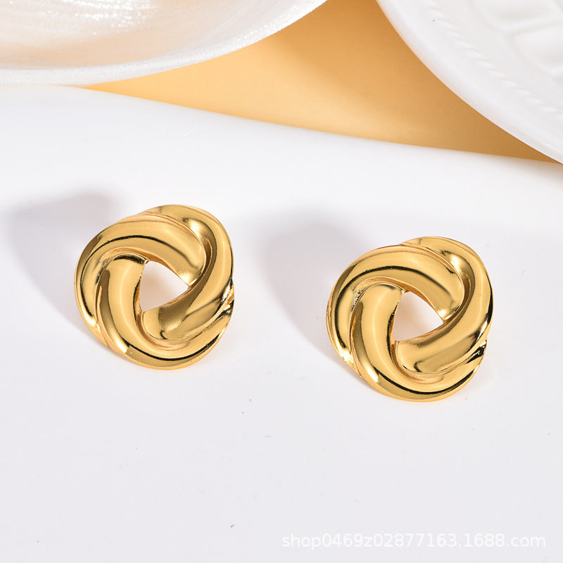 Statement Earring | STE031 | Obsidian