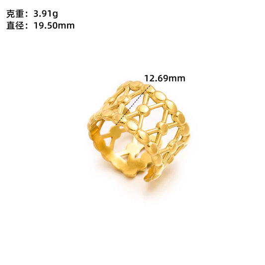 Statement Ring | SR254 | Gold