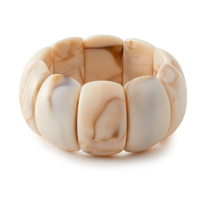 Acrylic Cuff Bracelet | ACB02 | Ivory