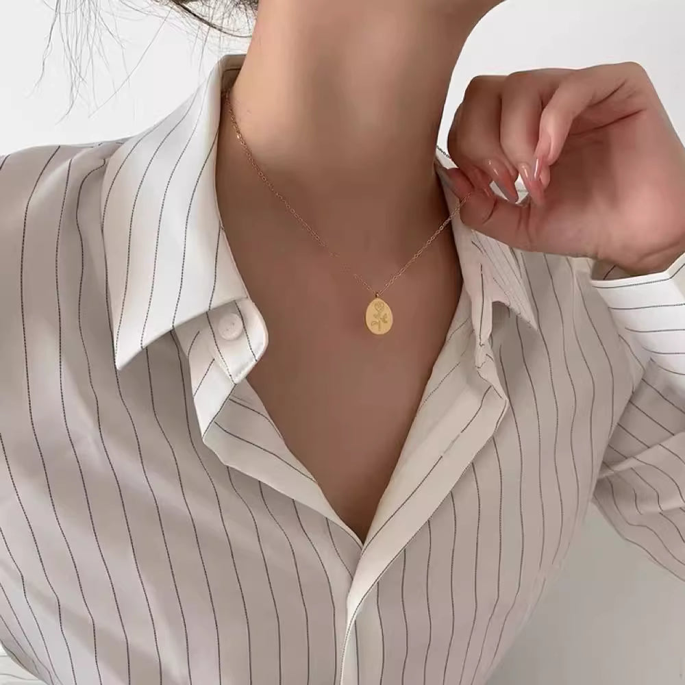 Necklace | SN280 | Dessert Rose