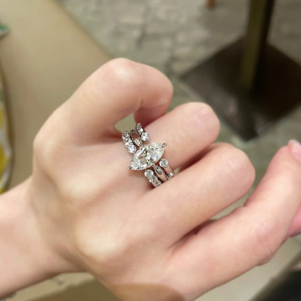 Zircon Ring | SR281 | Three in One Stack