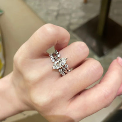 Zircon Ring | SR281 | Three in One Stack