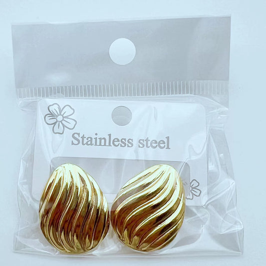 Statement Earring | STE099 | Gold