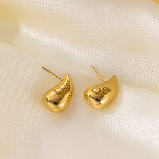 Stud Earring | STE074 | Drop Shaped : Medium