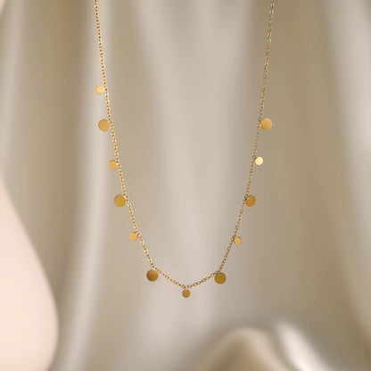 Necklace | SN273 | Round Disc