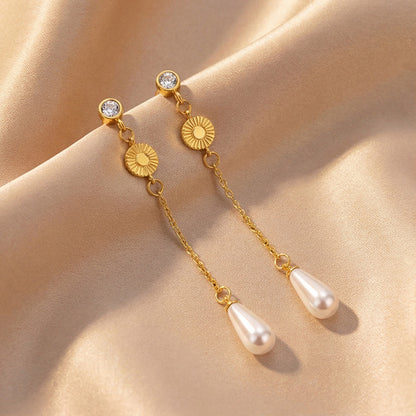 Statement Earring | STE122 | Tassel Pearl