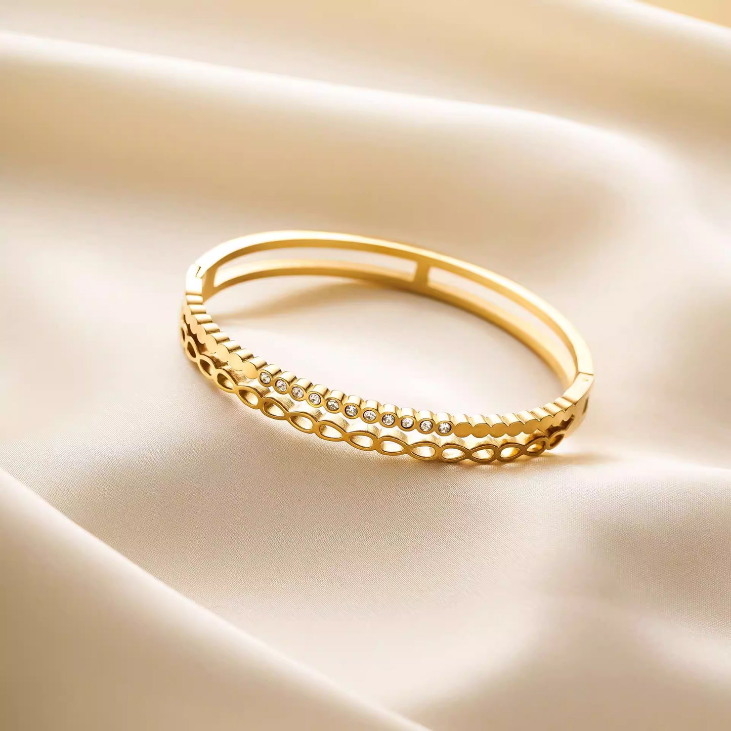 Bangle Bracelet | BB78 | Gold