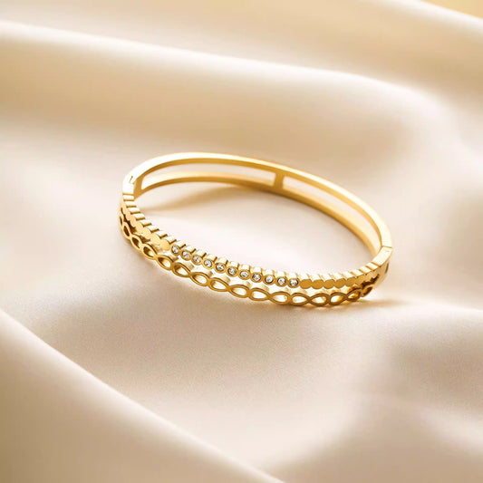 Bangle Bracelet | BB78 | Gold