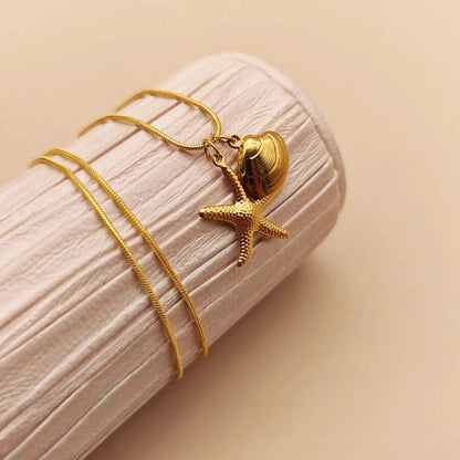 Necklace | SN277 | Starfish Shell