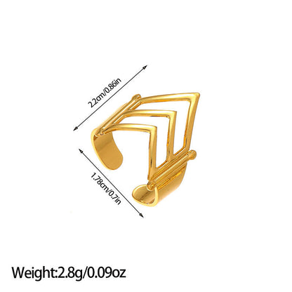 Statement Ring | SR324 | Gold