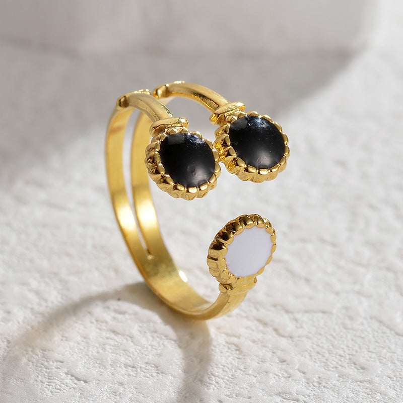 Oil Drip Ring | SR111 | White Black