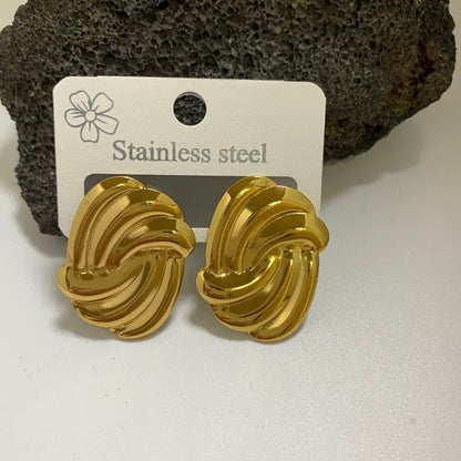 Statement Earring | STE075 | Gold