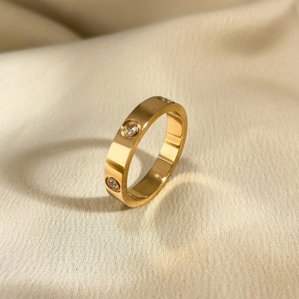 Stone Ring | SR273 | Six Stone Band