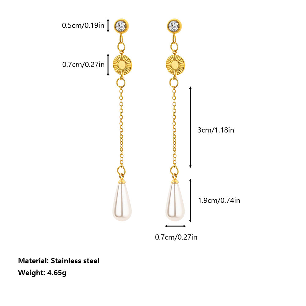 Statement Earring | STE122 | Tassel Pearl