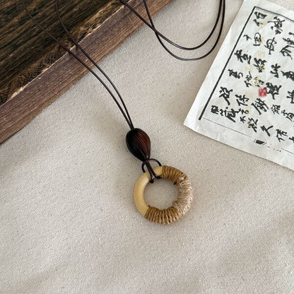 Boho Wooden Necklace | BWN11