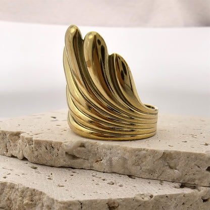 Statement Ring | SR182 | Gold