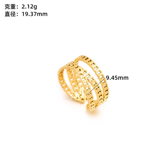 Statement Ring | SR253 | Gold