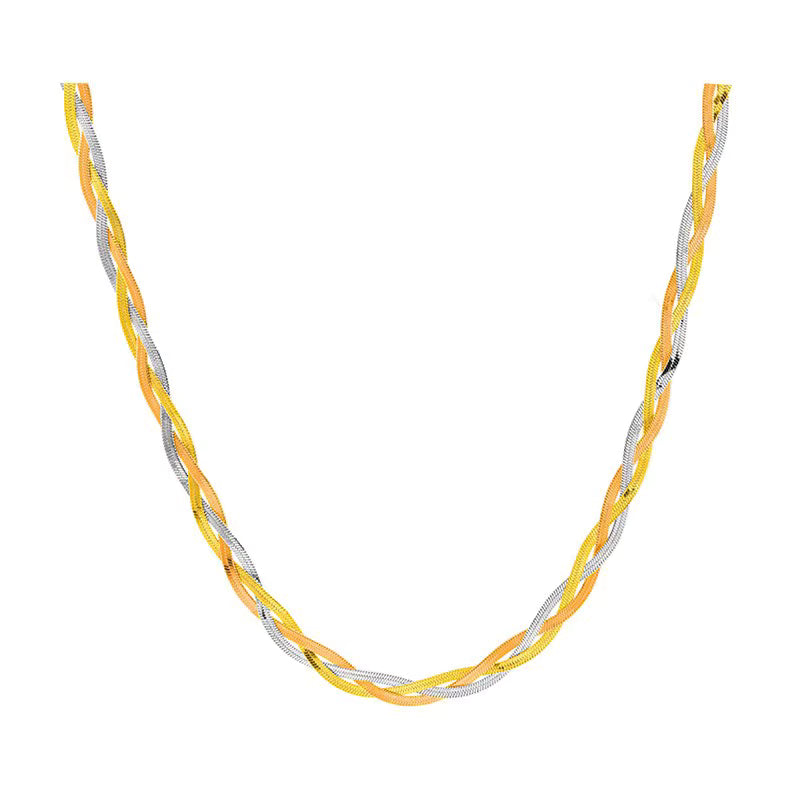 Necklace | SN270 | Twist Necklace | Three Color