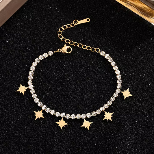 Chain Bracelet | SSCB082 | Six Mang Star Bracelet