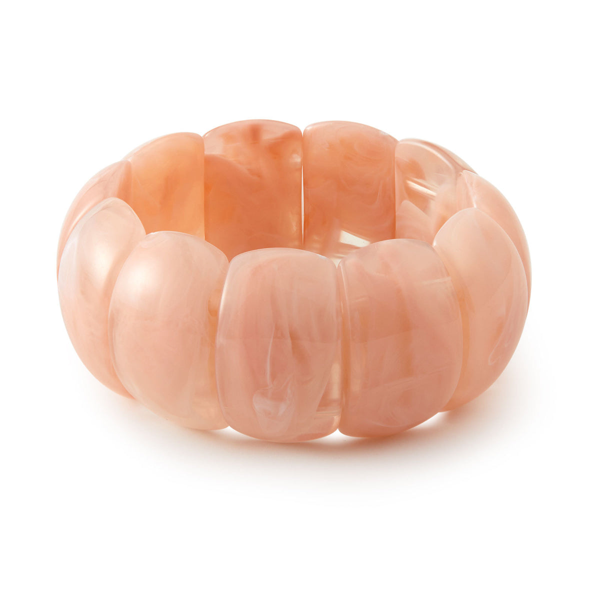 Acrylic Cuff Bracelet | ACB02 | Pale Beige
