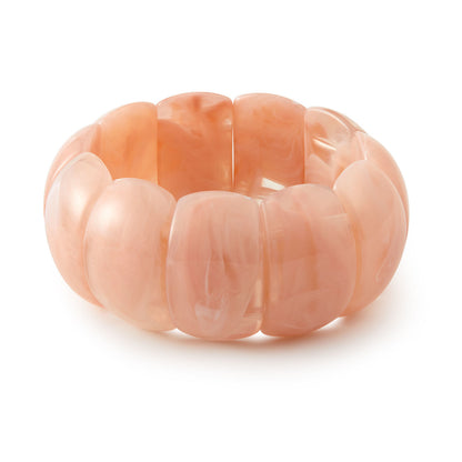 Acrylic Cuff Bracelet | ACB02 | Pale Beige