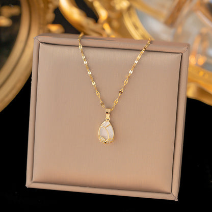Necklace | SN157 | Opal Tulip