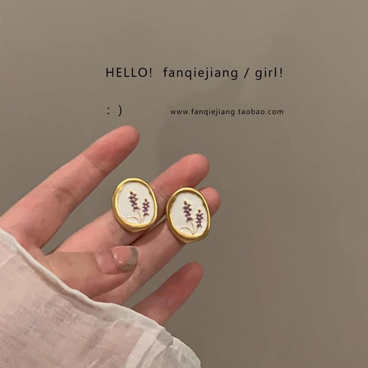 Earring RE30-White
