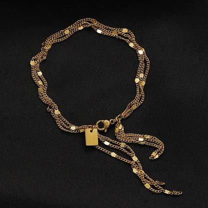 Chain Bracelet | SSCB037 | Three Layer Fringe