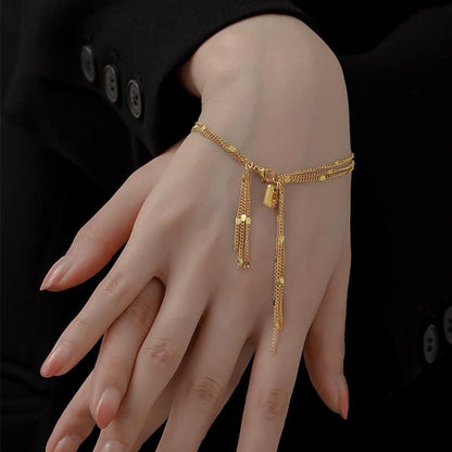 Chain Bracelet | SSCB037 | Three Layer Fringe