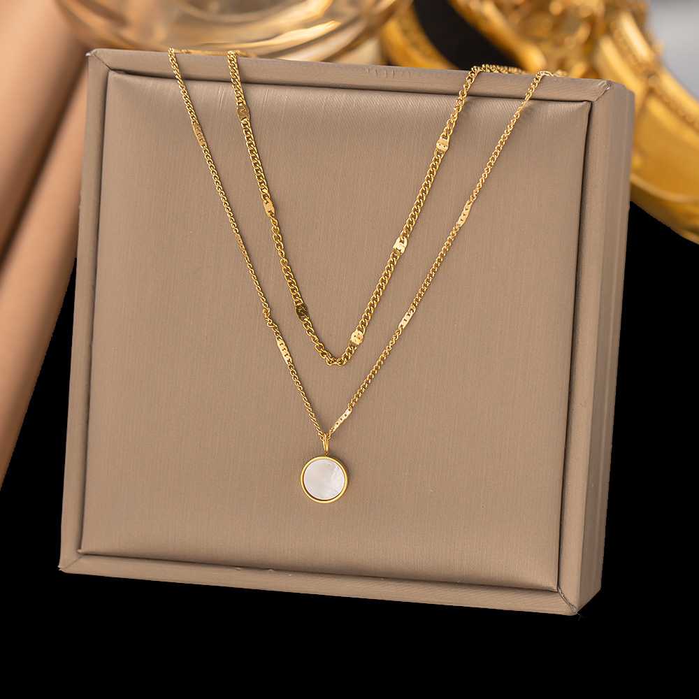 Necklace | SN127 | Layer White Shell