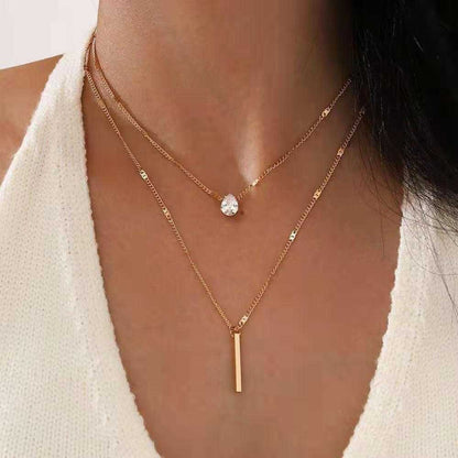 Necklace | SN126 | Teardrop Layer