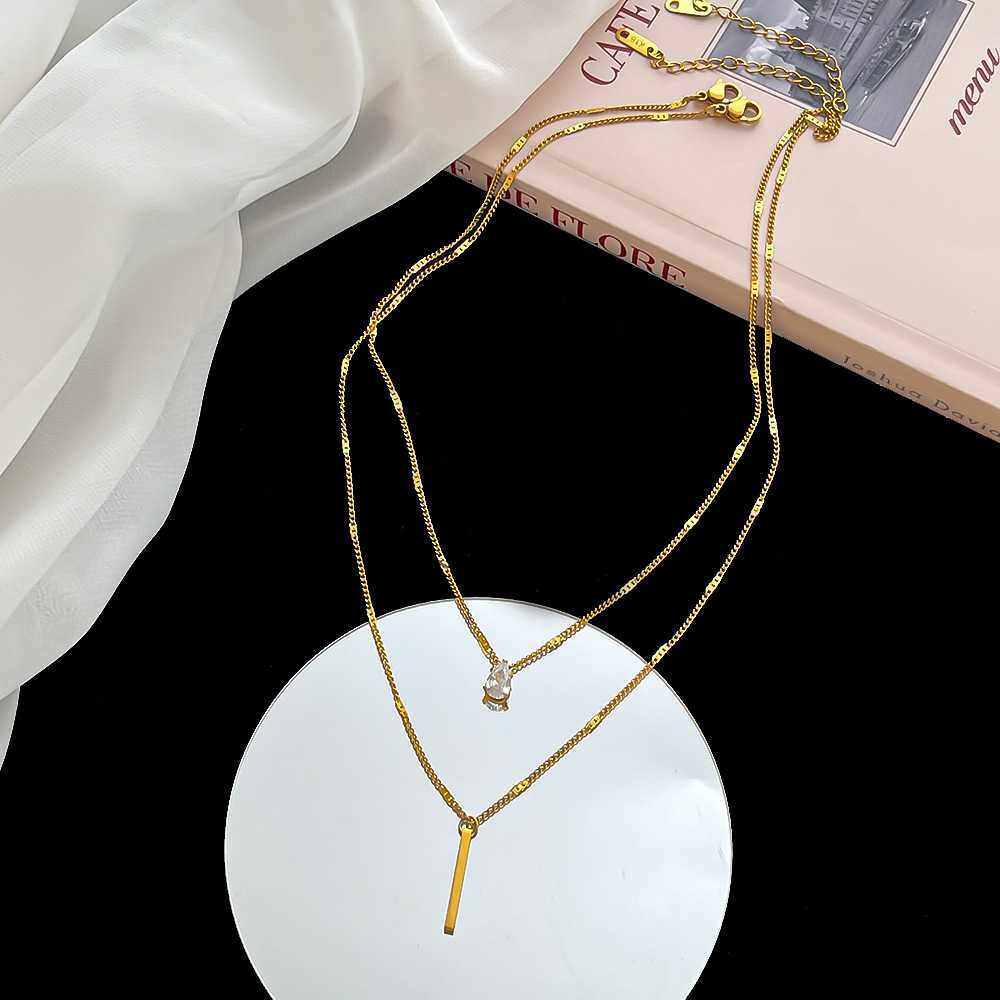 Necklace | SN126 | Teardrop Layer