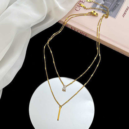 Necklace | SN126 | Teardrop Layer