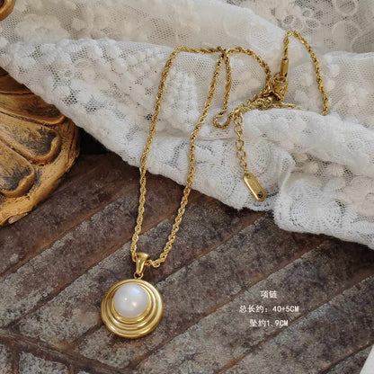 Necklace | SN258 | Round Pearl