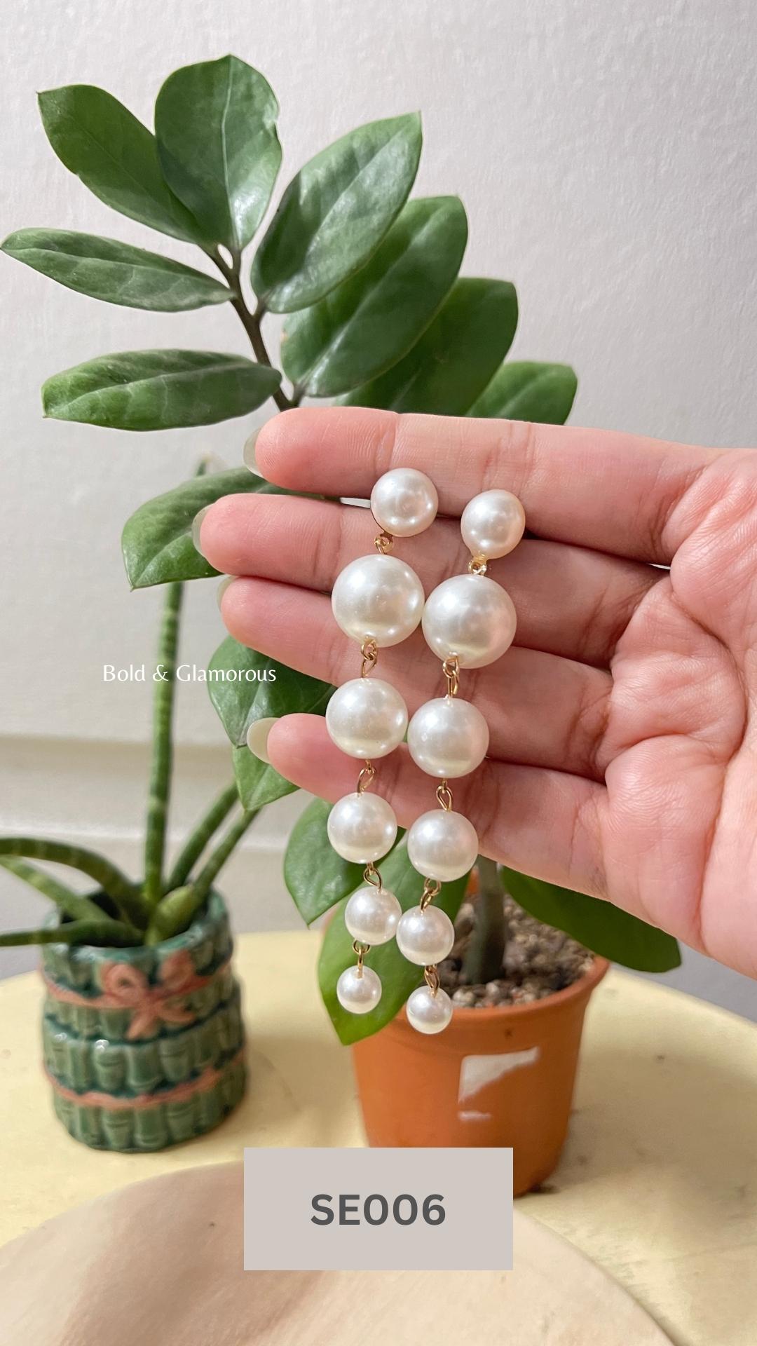 Pearl Tassel Earring | SE006