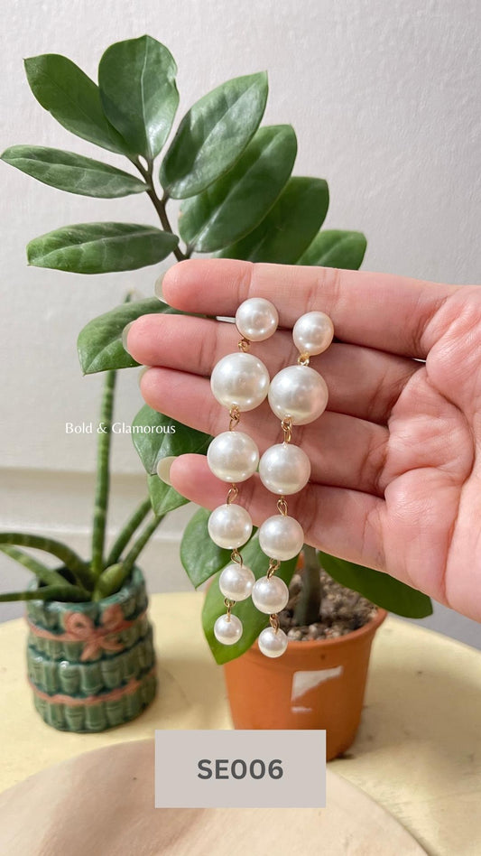 Pearl Tassel Earring | SE006