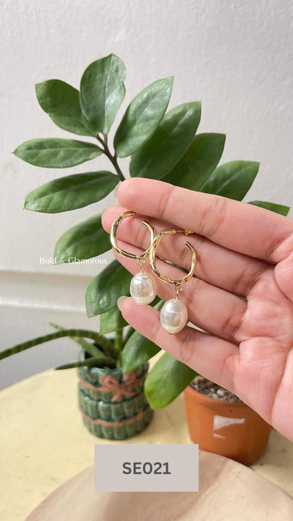 Baroque Pearl Earring | SE021