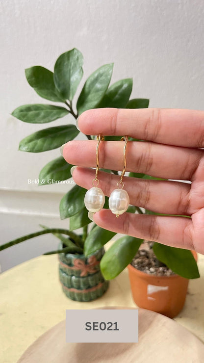 Baroque Pearl Earring | SE021