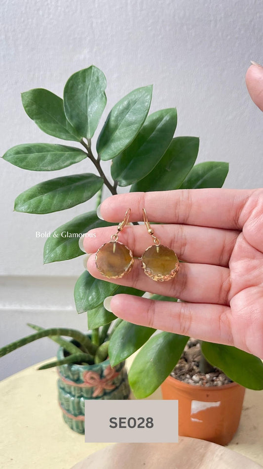 Vintage Resin Drop Earring | SE028