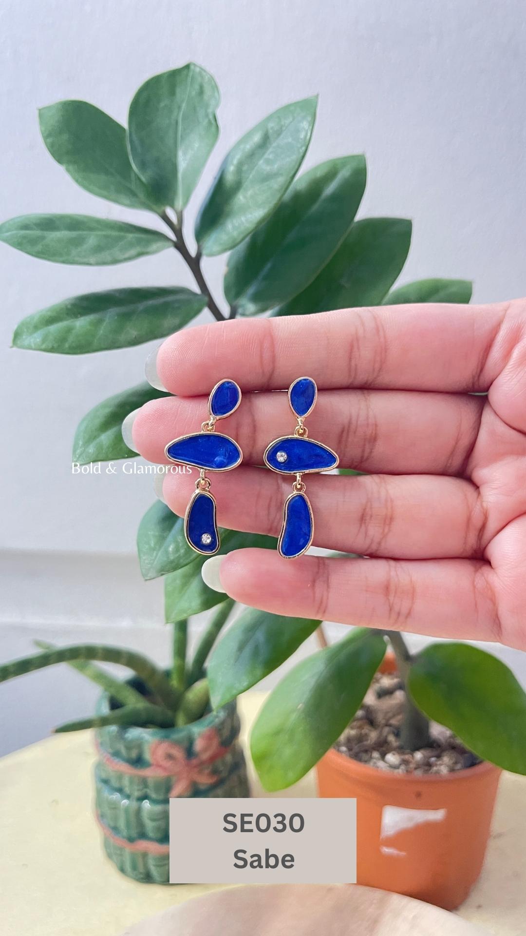 Irregular Asymmetric Earring | SE030 | Sabe
