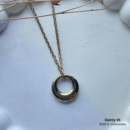Necklace | SN052 | Dainty 05 | Gold