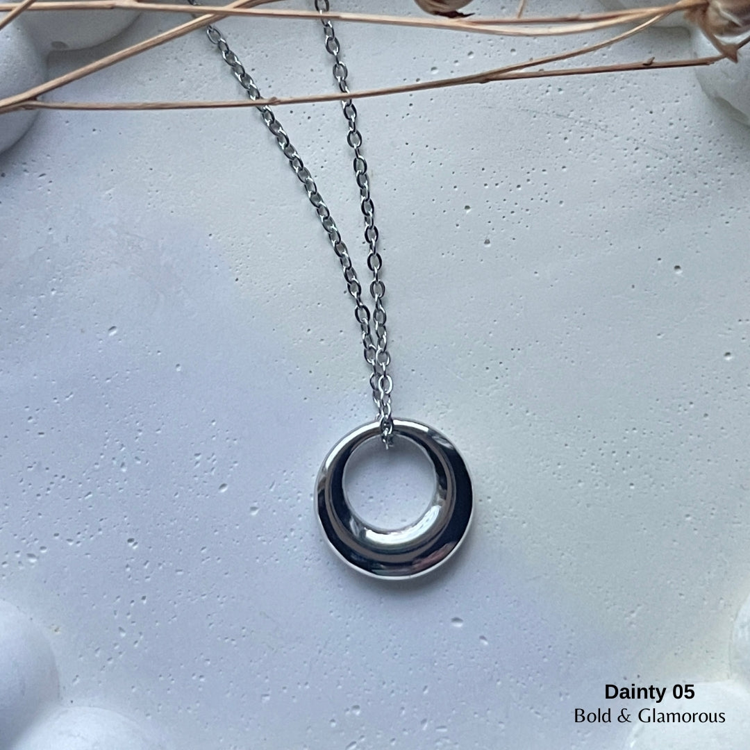 Necklace | SN052 | Dainty 05 | Silver