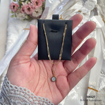 Necklace | SN127 | Layer White Shell