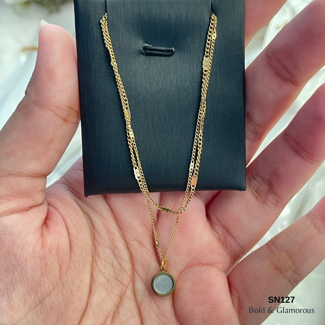 Necklace | SN127 | Layer White Shell