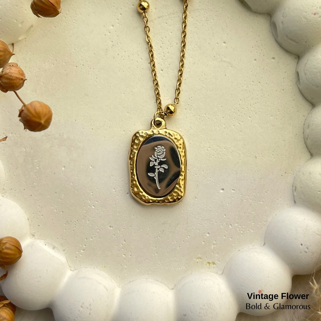 Necklace | SN143 | Vintage Flower