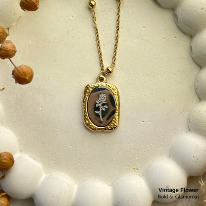 Necklace | SN143 | Vintage Flower