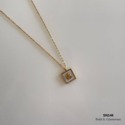 Necklace | SN146 | Rose Embedded