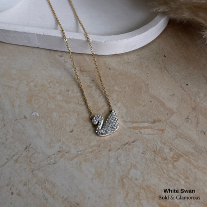 Necklace | SN184 | White Swan