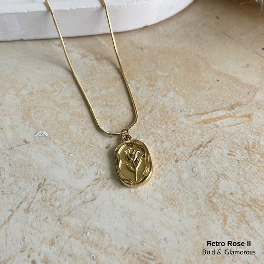 Necklace | SN186 | Retro Rose II